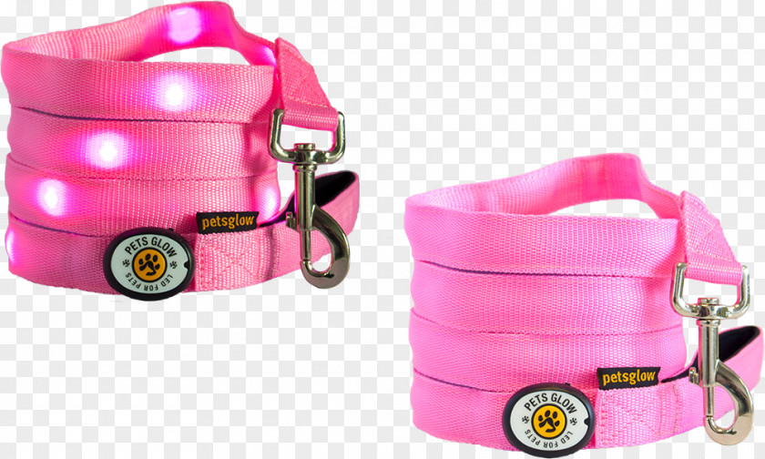 Dog Lead Belt Pink M PNG