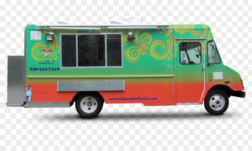 Food Truck Ice Cream Street Car PNG