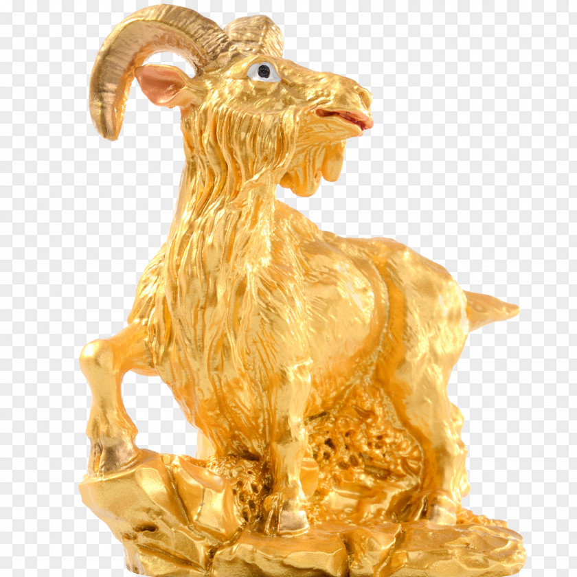 Goat Carvings Livestock Figurine PNG