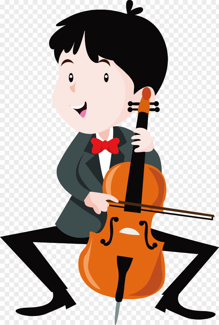 Violin Decoration Vector Design Musical Instrument Cartoon Performance PNG