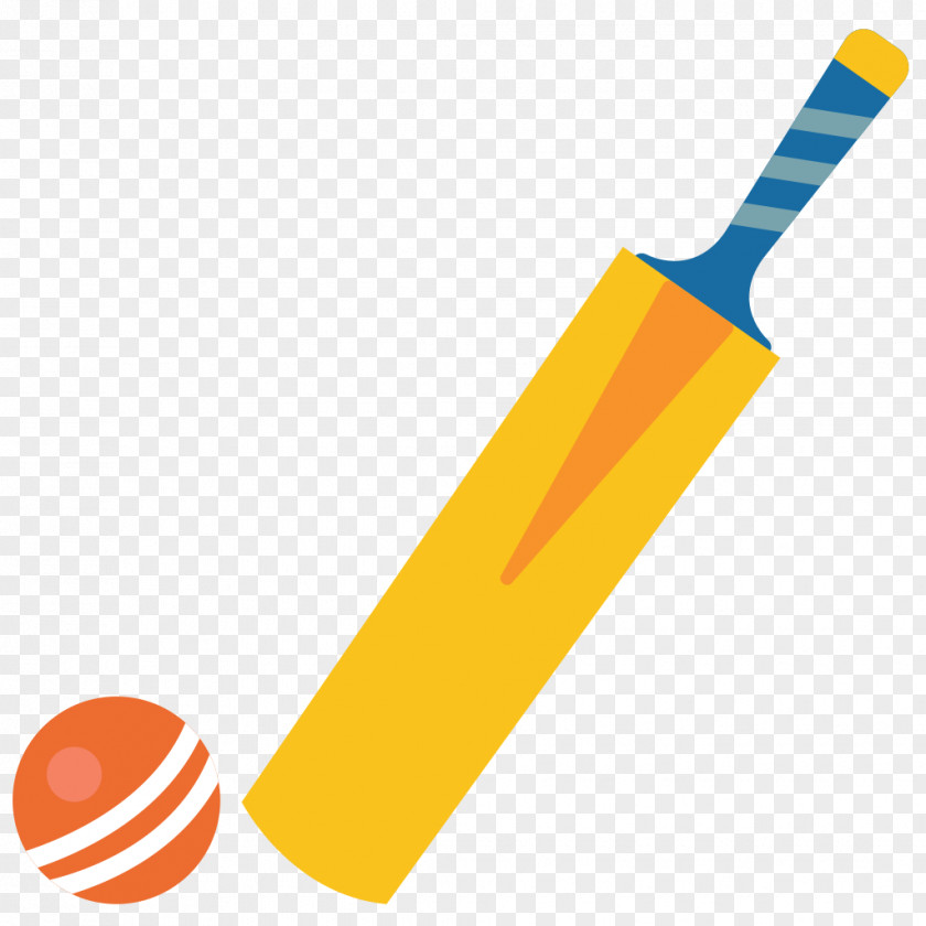 Cricket Bat Marshmallow Smiley Emoji PNG