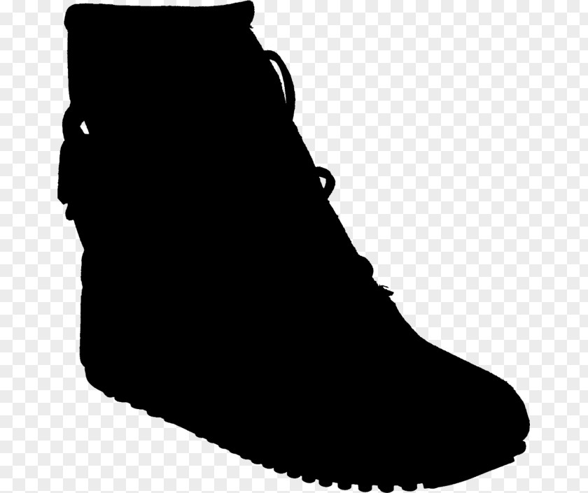 Shoe Boot Walking Clip Art Black M PNG