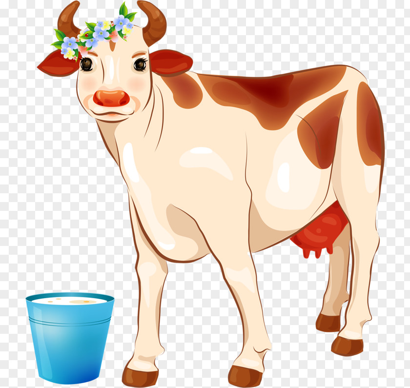Cartoon Cow Dairy Cattle Udder Clip Art PNG