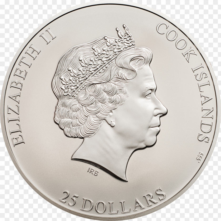 Coin Mount Everest Silver Cook Islands Seven Summits PNG