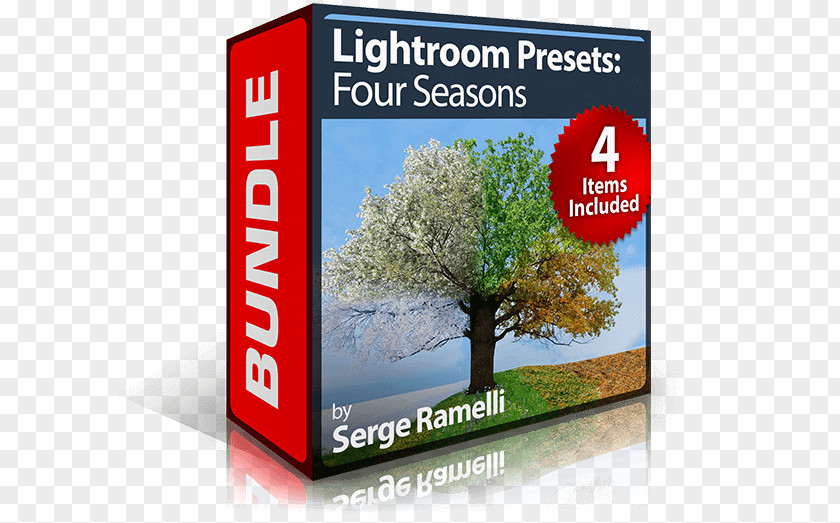 Four Seasons Tutorial Adobe Lightroom Book PNG