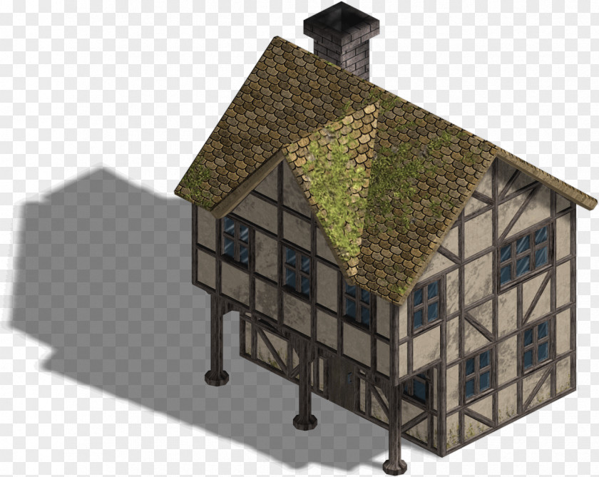 Medieval Minecraft Building Sprite House Video Game PNG