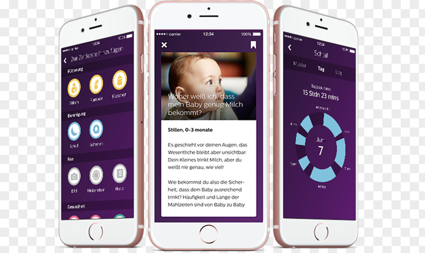 New Born Babies Philips AVENT Mobile App Wellcentive Infant PNG