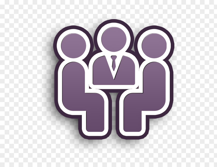 Symbol Logo Meeting Icon Filled Management Elements Man PNG