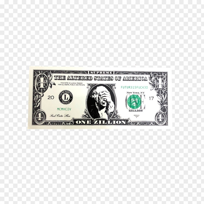 T-shirt United States One-dollar Bill Supreme Dollar One Hundred-dollar PNG