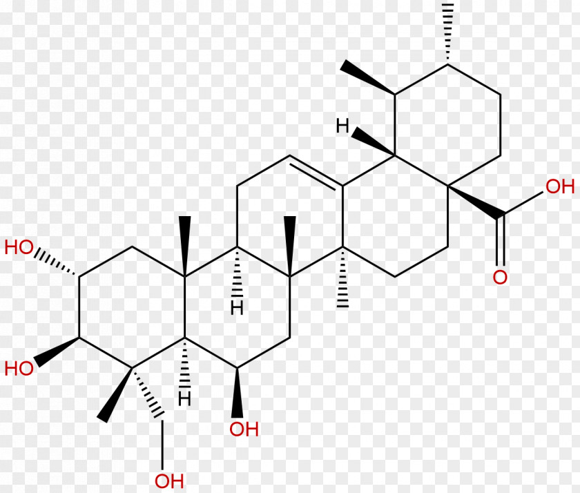 Asiatic Pennywort Ursolic Acid Triterpene Chemical Compound Chemistry PNG