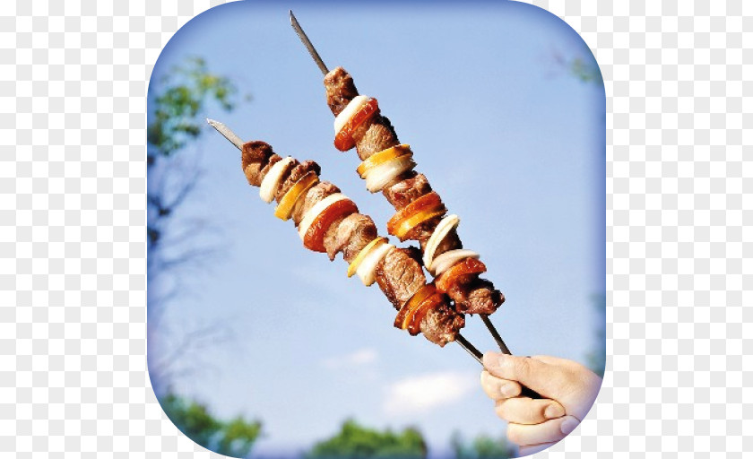 Barbecue Shashlik Chicken Skewer Meat PNG