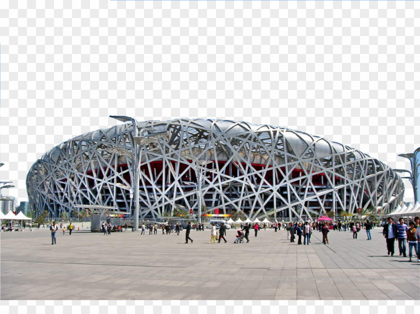Bird's Nest Beijing National Stadium Aquatics Center Car Building PNG