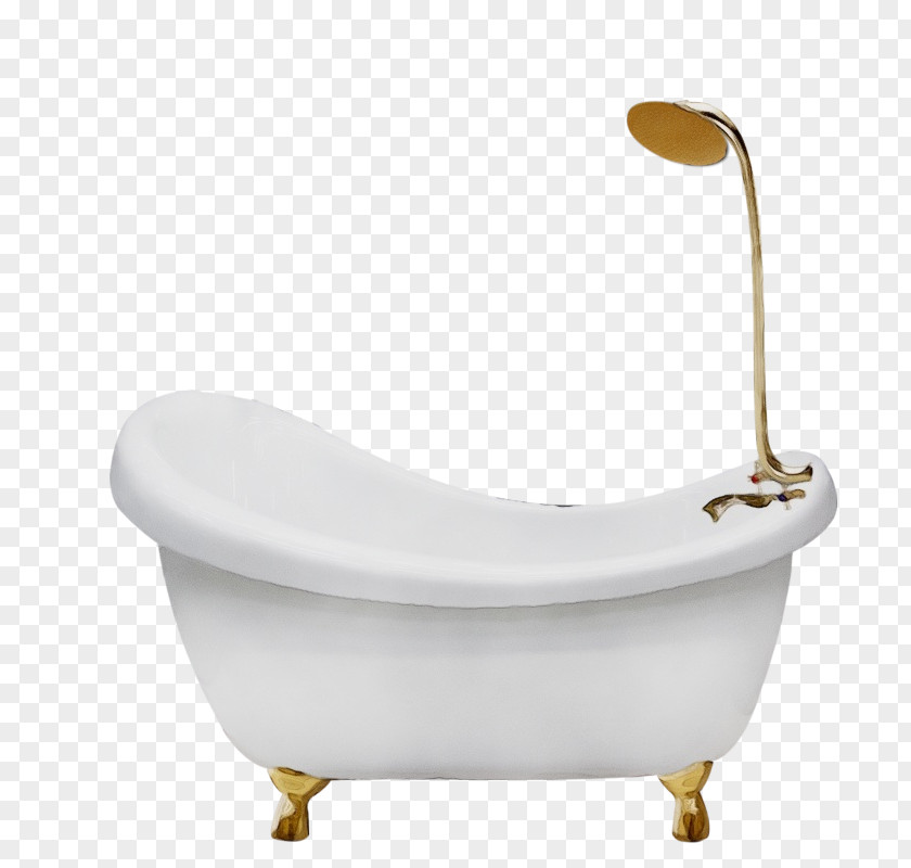 Ceramic Plumbing Fixture Bathtub White PNG