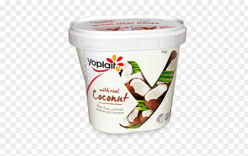 Coconut Milk Crème Fraîche Yoghurt Yoplait Frozen Dessert PNG
