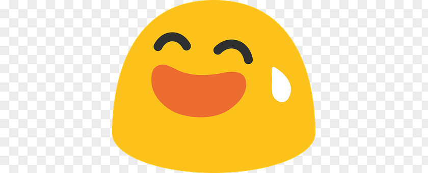 Emoji Smile Face Perspiration Mouth PNG