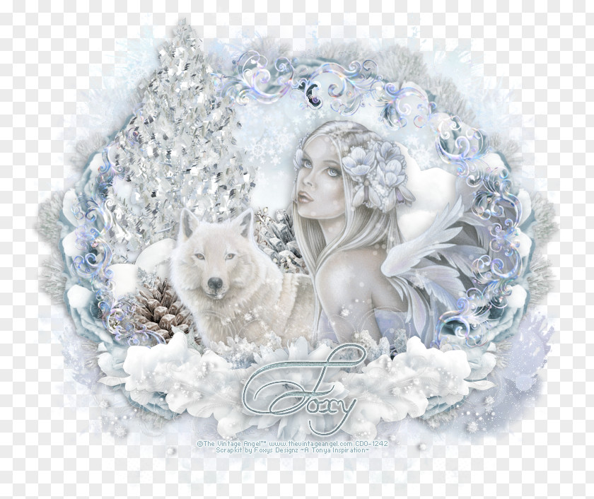 Fantasy Winter Background Desktop Wallpaper Picture Frames Figurine Freezing PNG