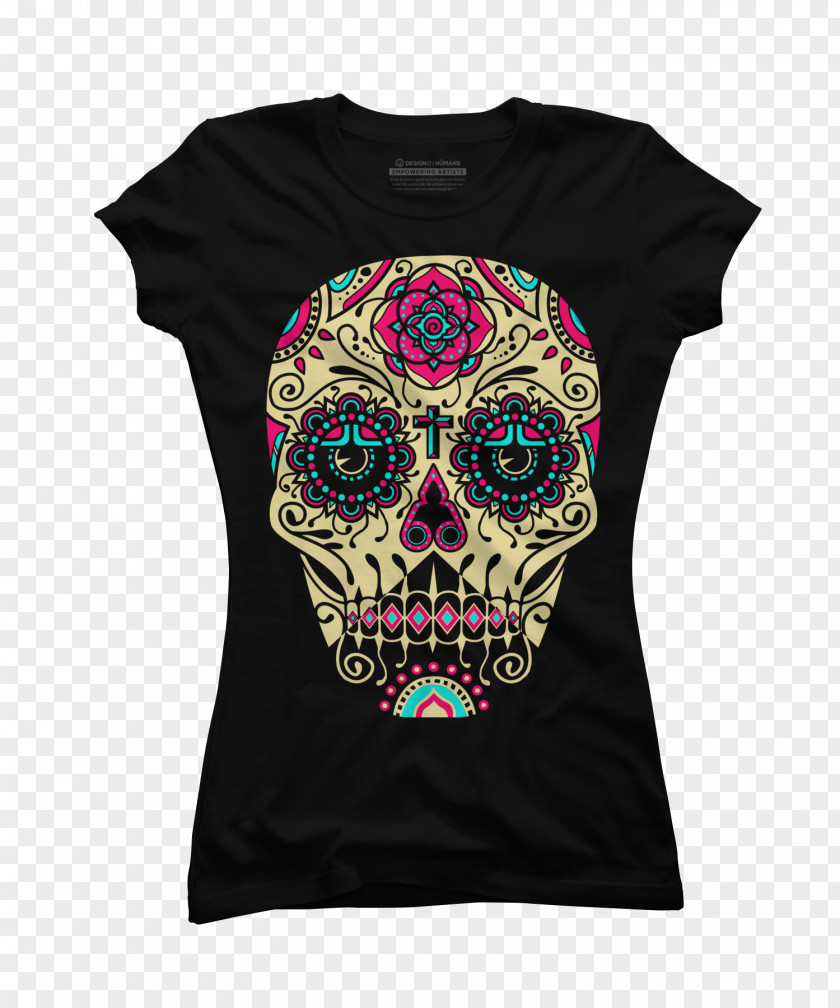 Day Of The Dead T-shirt Hoodie Top Crew Neck PNG