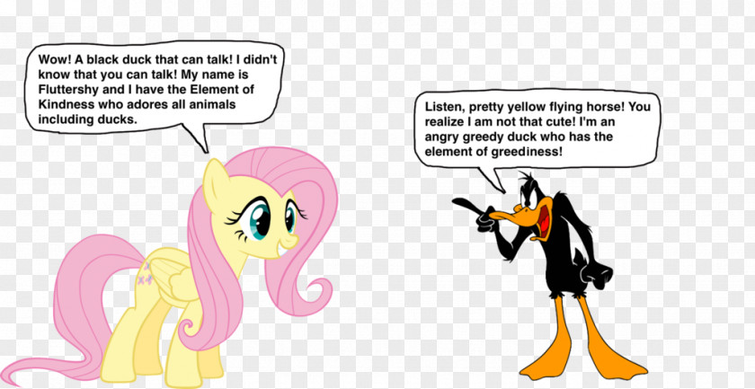 Duck Daffy Fluttershy Horse PNG