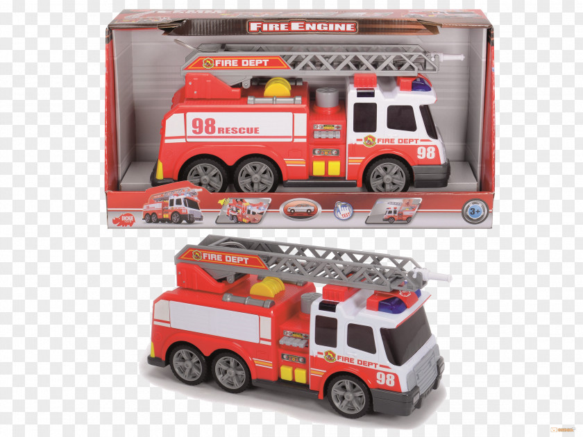 Car Fire Engine Firefighter Truck Light PNG