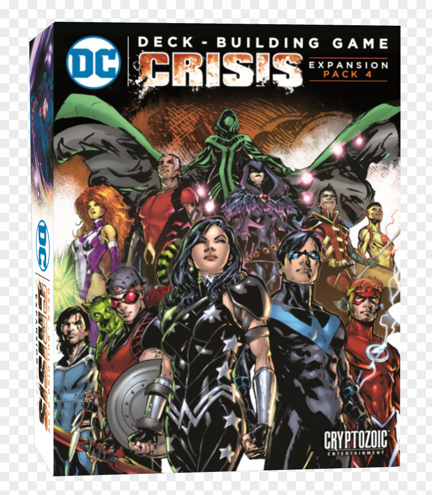 Dc Comics Cryptozoic Entertainment DC Deck-Building Game Card Playing Board PNG