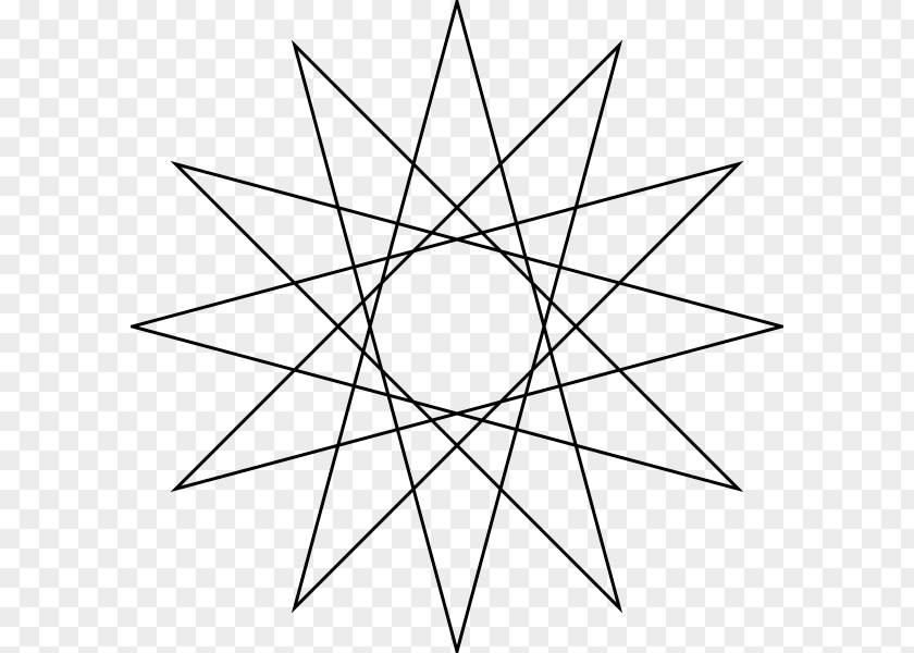Polygonal Star Polygon Geometry Clip Art PNG
