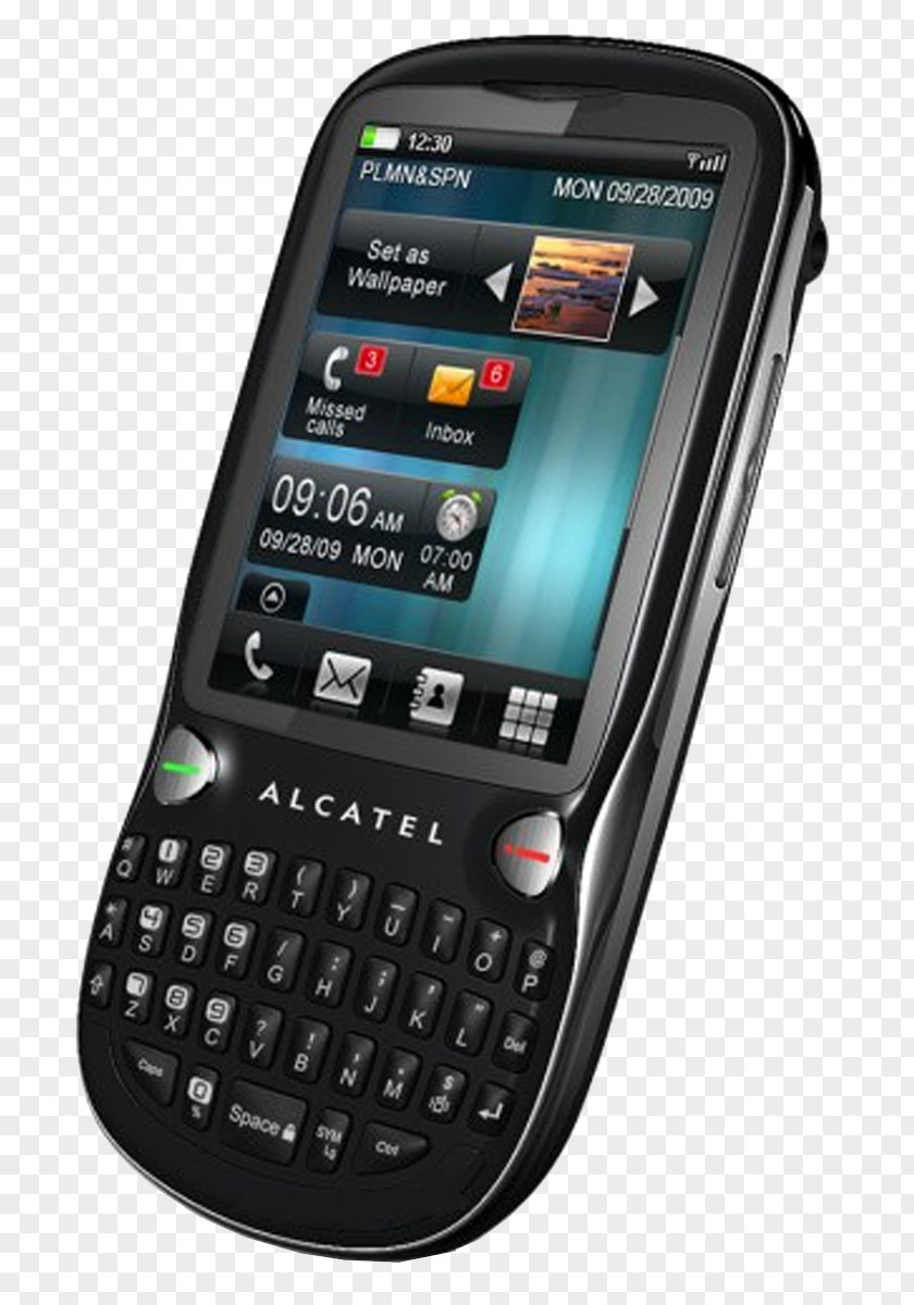 Smartphone Alcatel Mobile Telephone Clamshell Design Cellular Network PNG