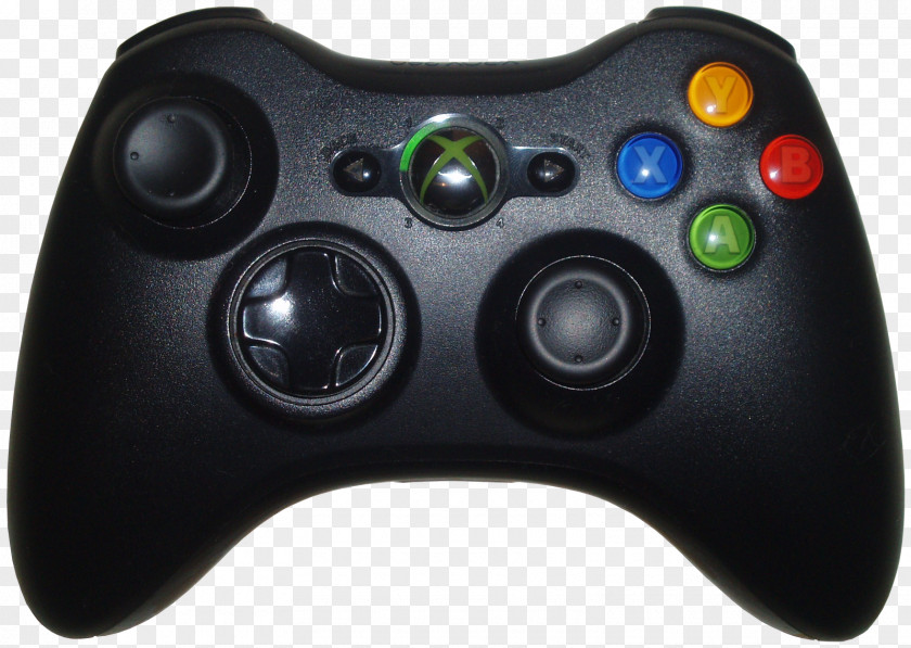 Xbox 360 Controller Black Game Controllers S PNG