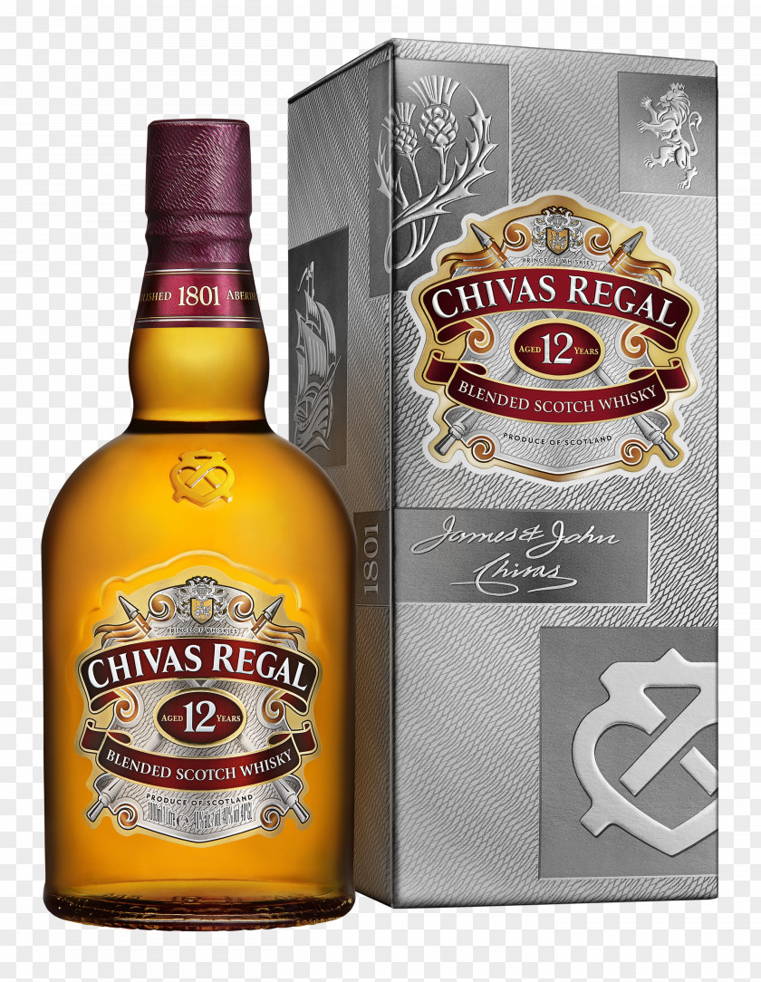 Chivas Regal Scotch Whisky Blended Whiskey Grain PNG