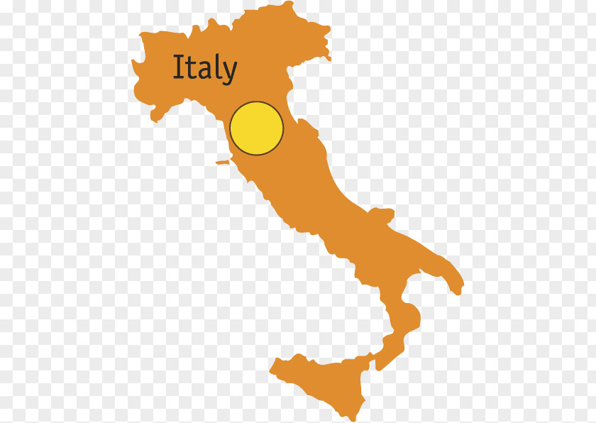 Italy Travel Map Clip Art PNG
