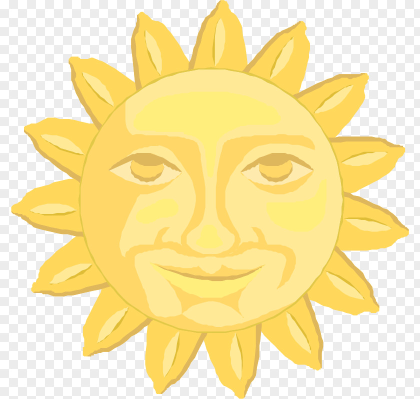Vector Hand-painted Sun Would PNG