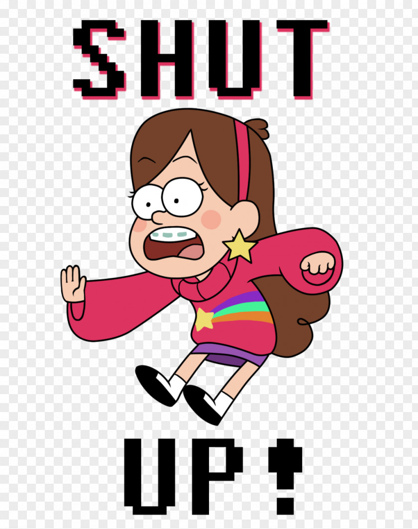 Be Shut Up Mabel Pines Animated Cartoon Dipper Drawing PNG