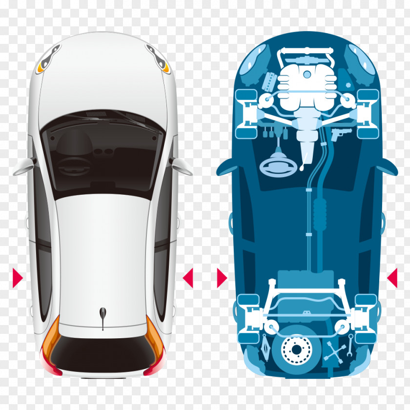 Car Top View Vehicle Automobile Roof Illustration PNG