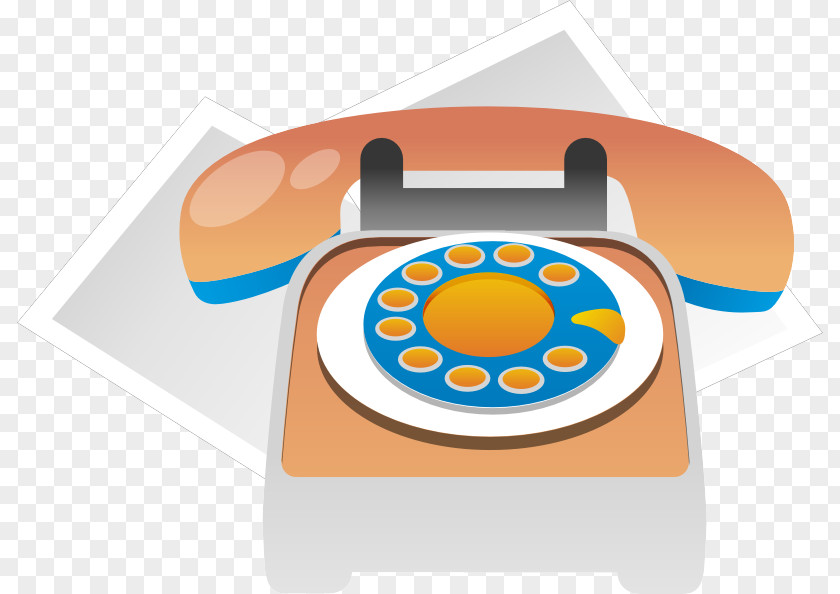 Cartoon Phone Telephone Icon PNG