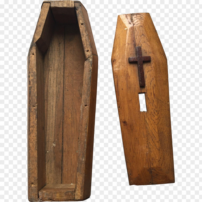 Coffin Wood Carving Decorative Box PNG