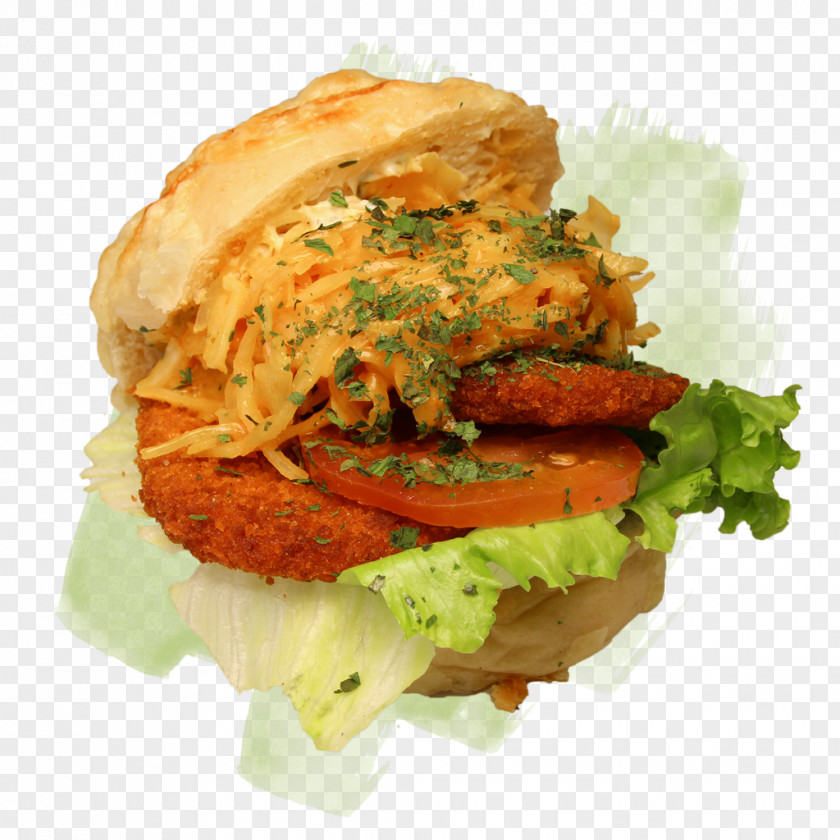 Junk Food Veggie Burger Breakfast Sandwich Schnitzel Slider PNG