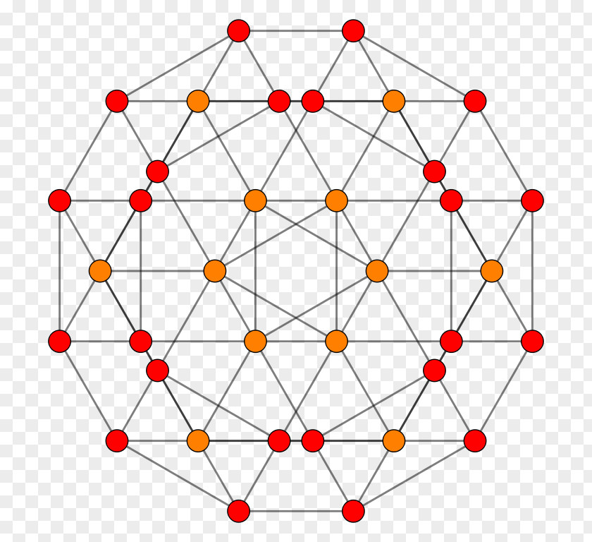 Line 24-cell Cantellated Tesseract Geometry PNG