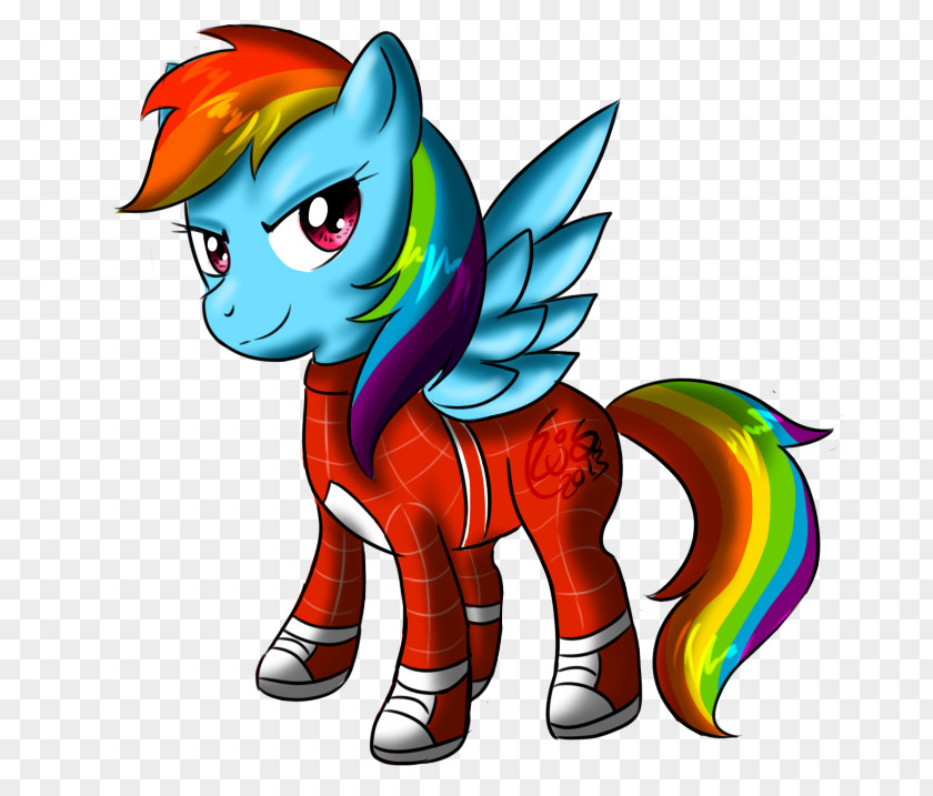 Rain Bow Horse Tail Legendary Creature Clip Art PNG