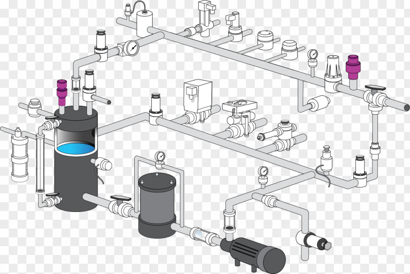 Relief Valve Vacuum Breaker 真空バルブ Solenoid PNG