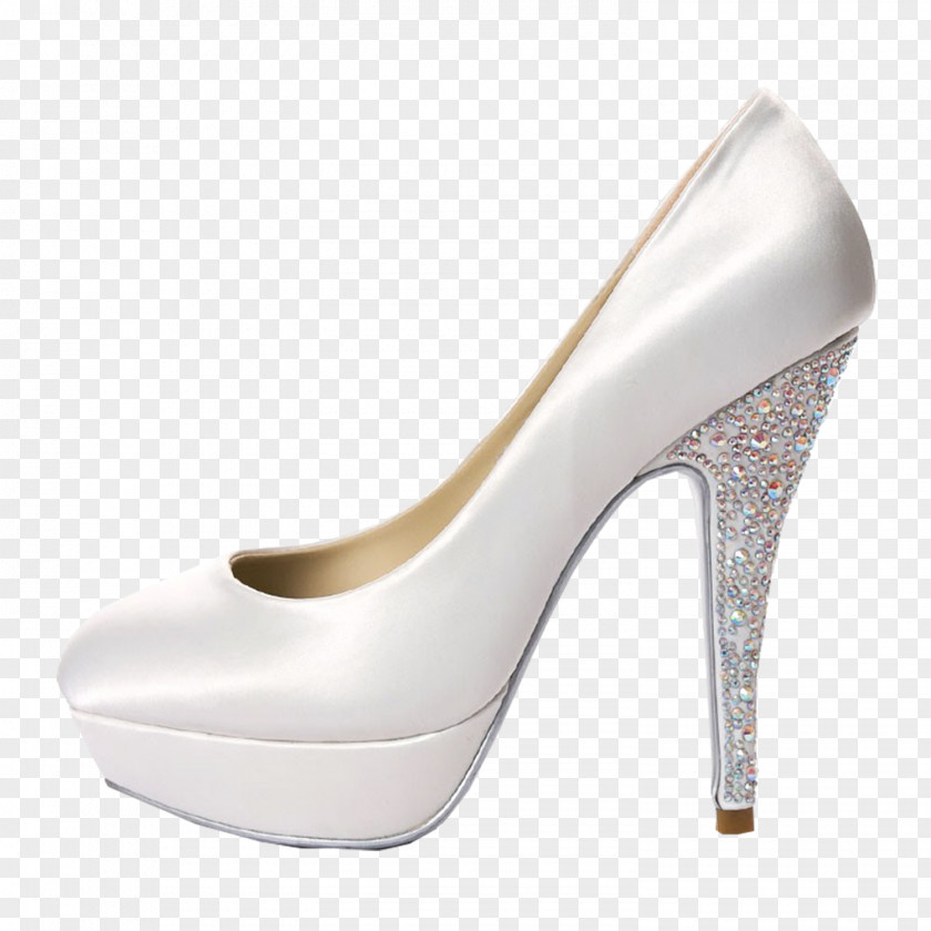White High Heels High-Heel Wedding Church Shoe High-heeled Footwear Bride PNG