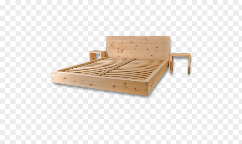 Wood Trentino Bed Frame Pinus Cembra Parede PNG