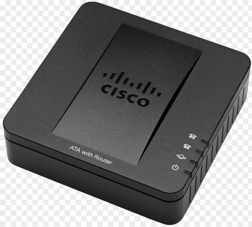 Cisco Small Business SPA122 Analog Telephone Adapter Voice Over IP VoIP Phone PNG