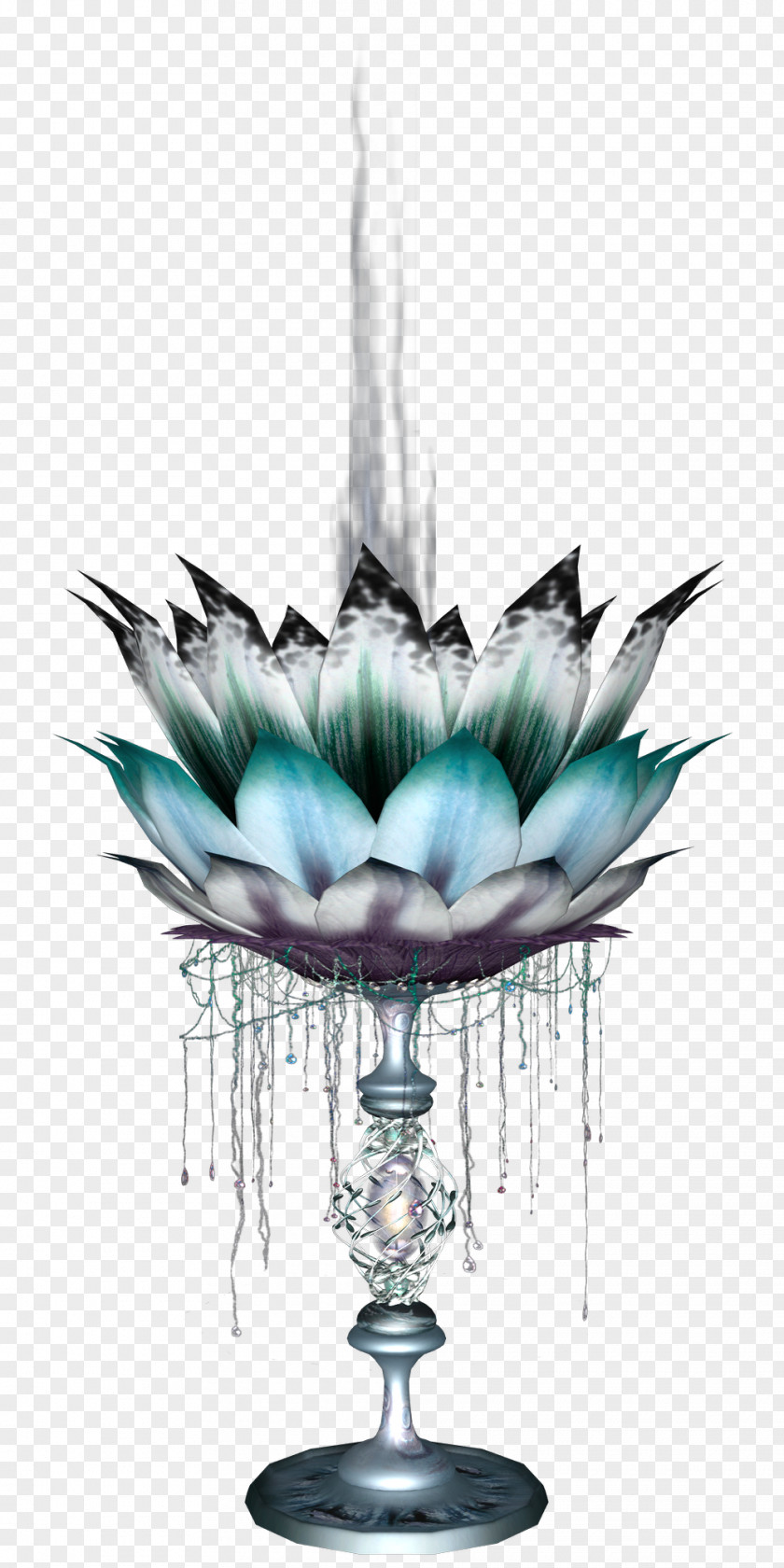 Lotus-shaped Lamp Clip Art PNG