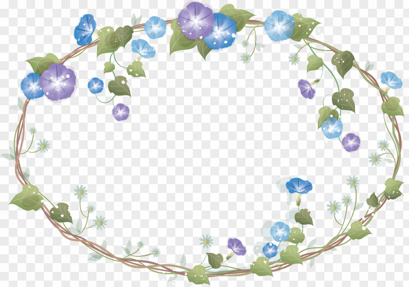 Flower Borders Information Clip Art PNG