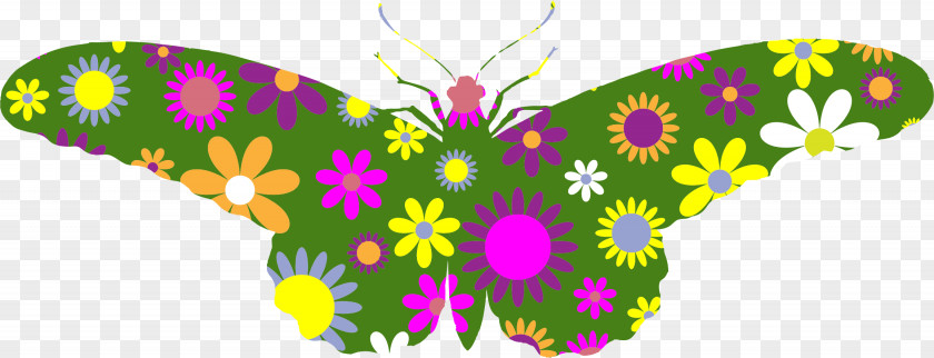 Flowers Flying Vintage Clothing Clip Art PNG