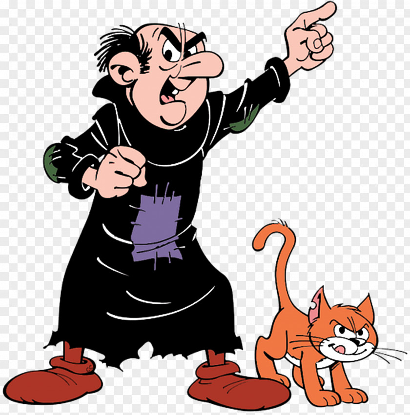 Gargamel Home Smurfette Azrael Gutsy Smurf Hefty PNG