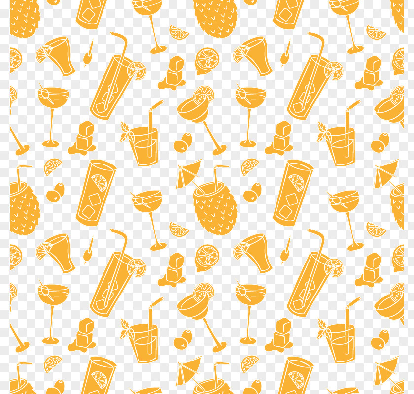 Hand Drawn Seamless Background Vector Summer Drinks Drink ArtWorks PNG