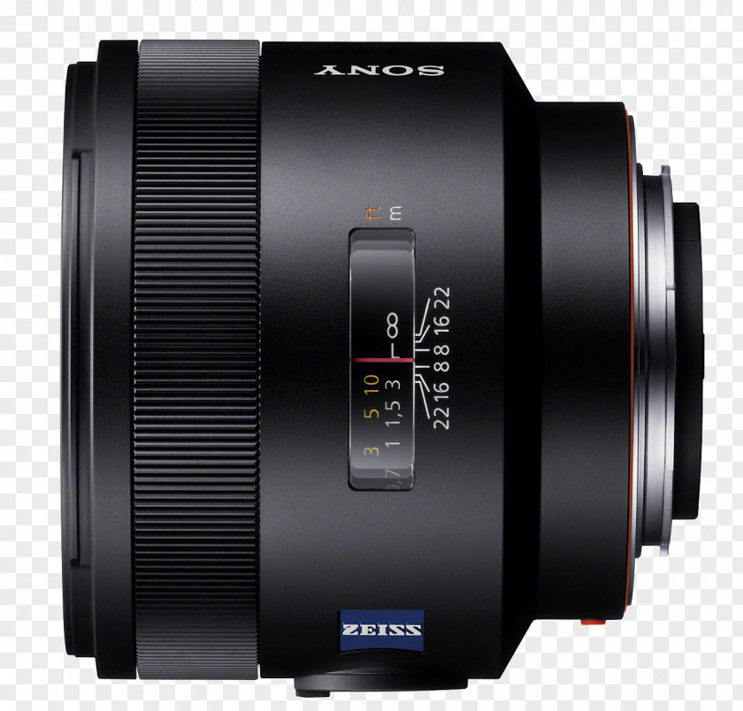 Sony AF 50mm F/1.4 α Carl Zeiss Planar T* 85mm ZA Camera Lens PNG
