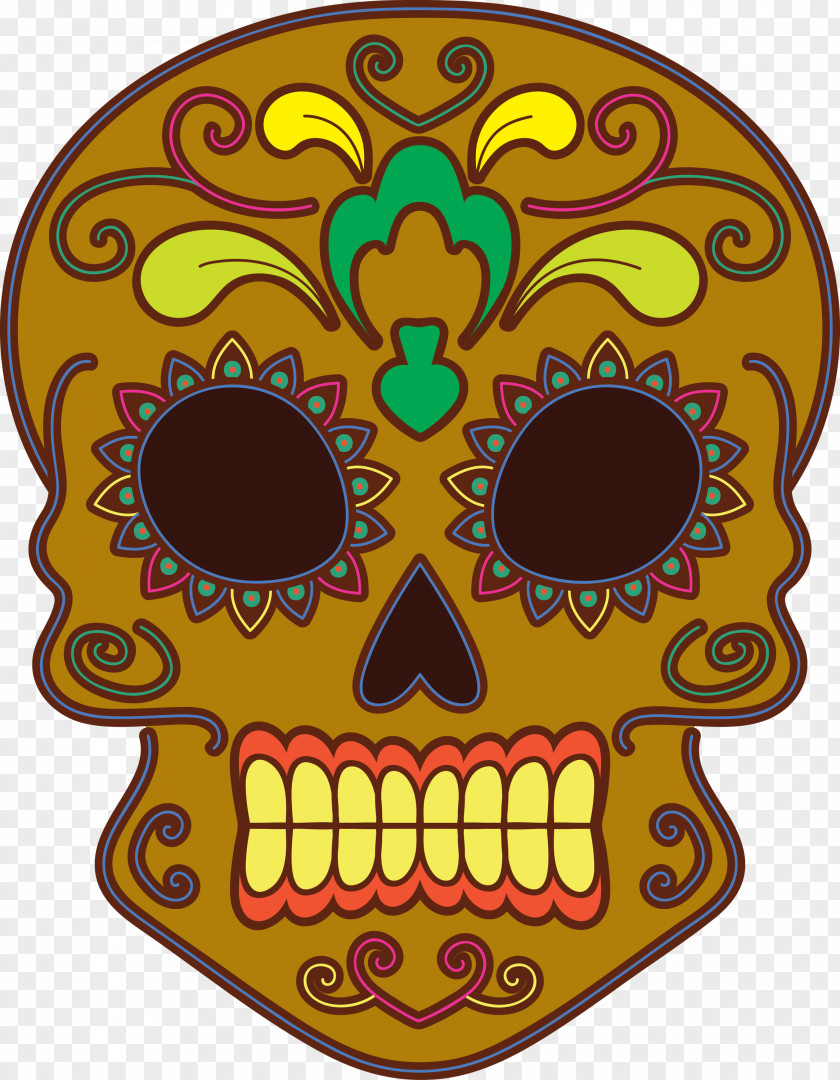 Calavera Day Of The Dead Día De Muertos PNG