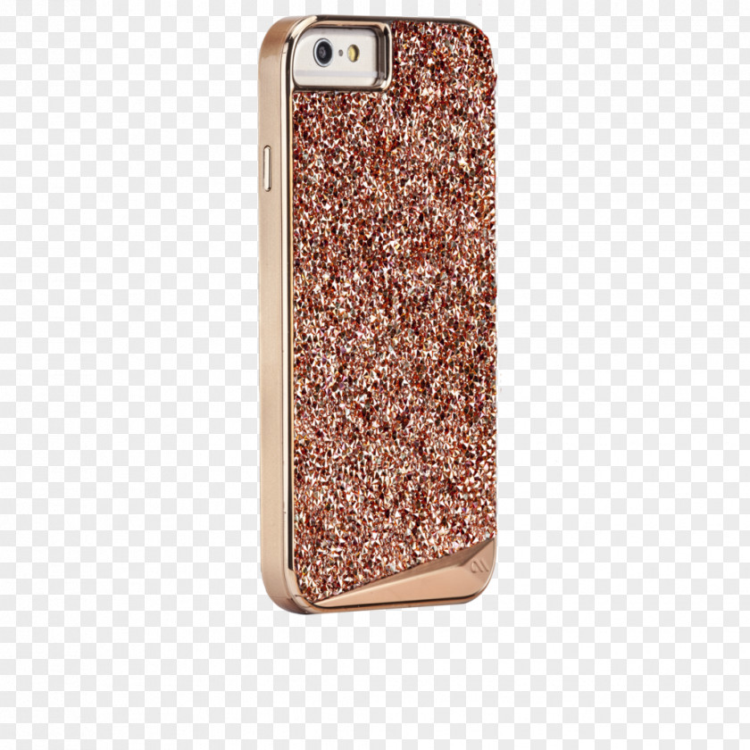 Rose Gold Glitter IPhone 8 X 7 6s Plus Case-Mate PNG