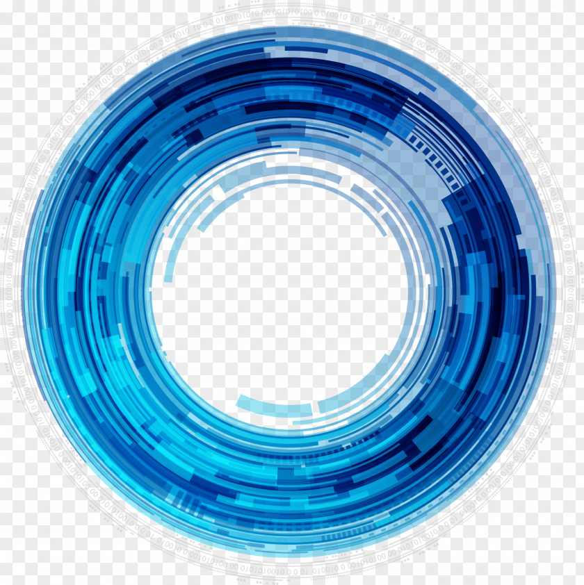 Blue Sci-fi Circle Science Fiction Icon PNG